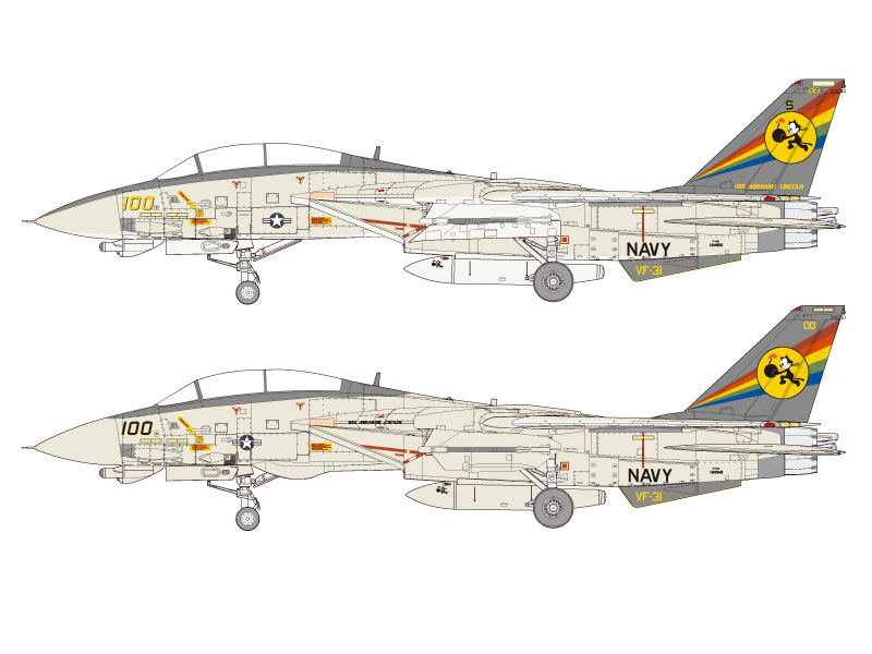 モデルグラフィックス3号連続「マガジンキット」1/72 F-14Dトムキャット - MODELKASTEN